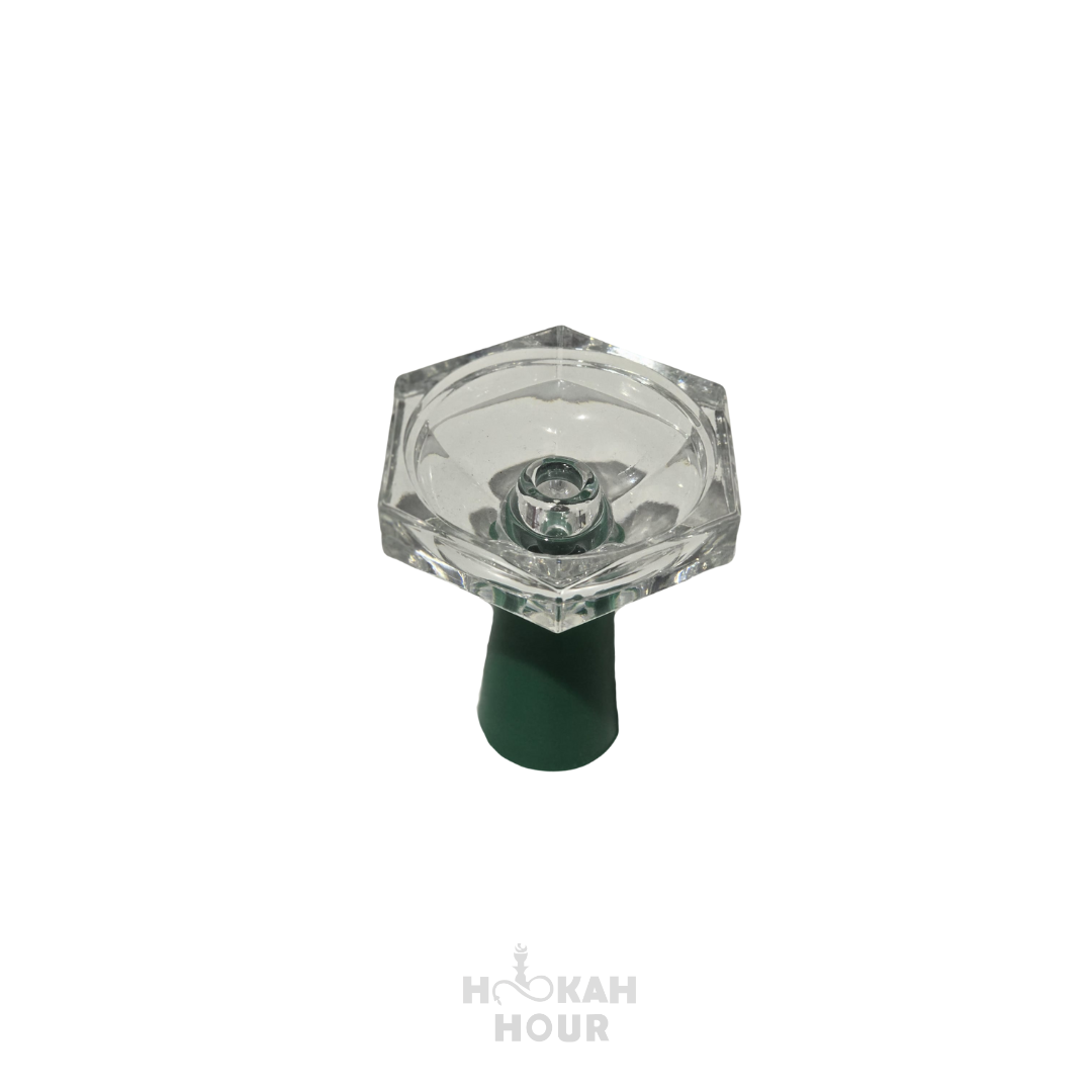 Hexagon glass and silicon head