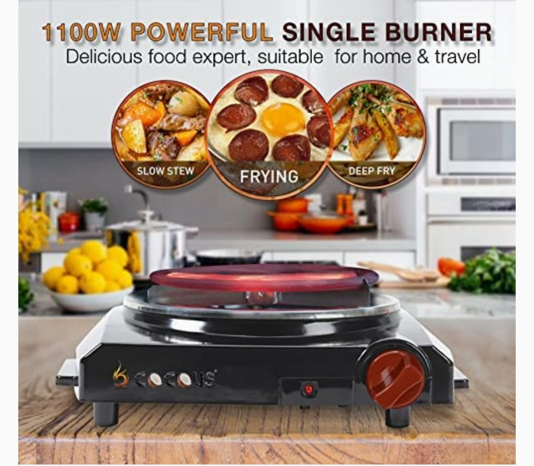 CocoUs Coal Burner for Hookah Incense 1100W