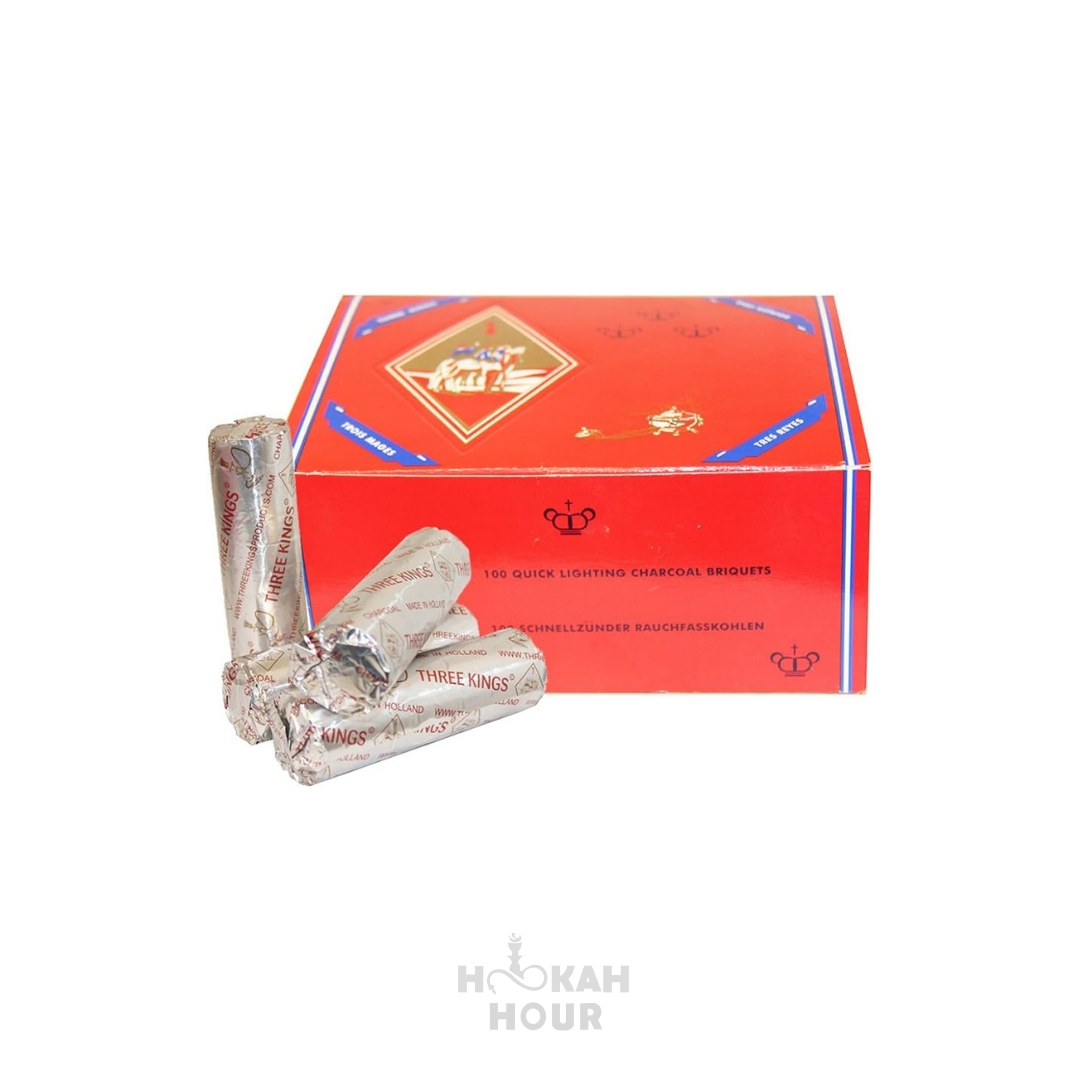 Three Kings Charcoals 33mm – 1 box (100 pieces)