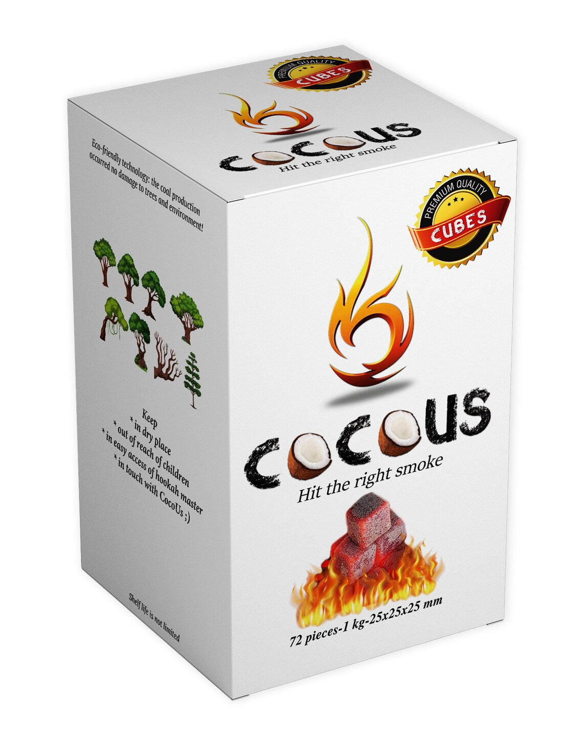 CocoUs Coconut Charcoal - 1KG