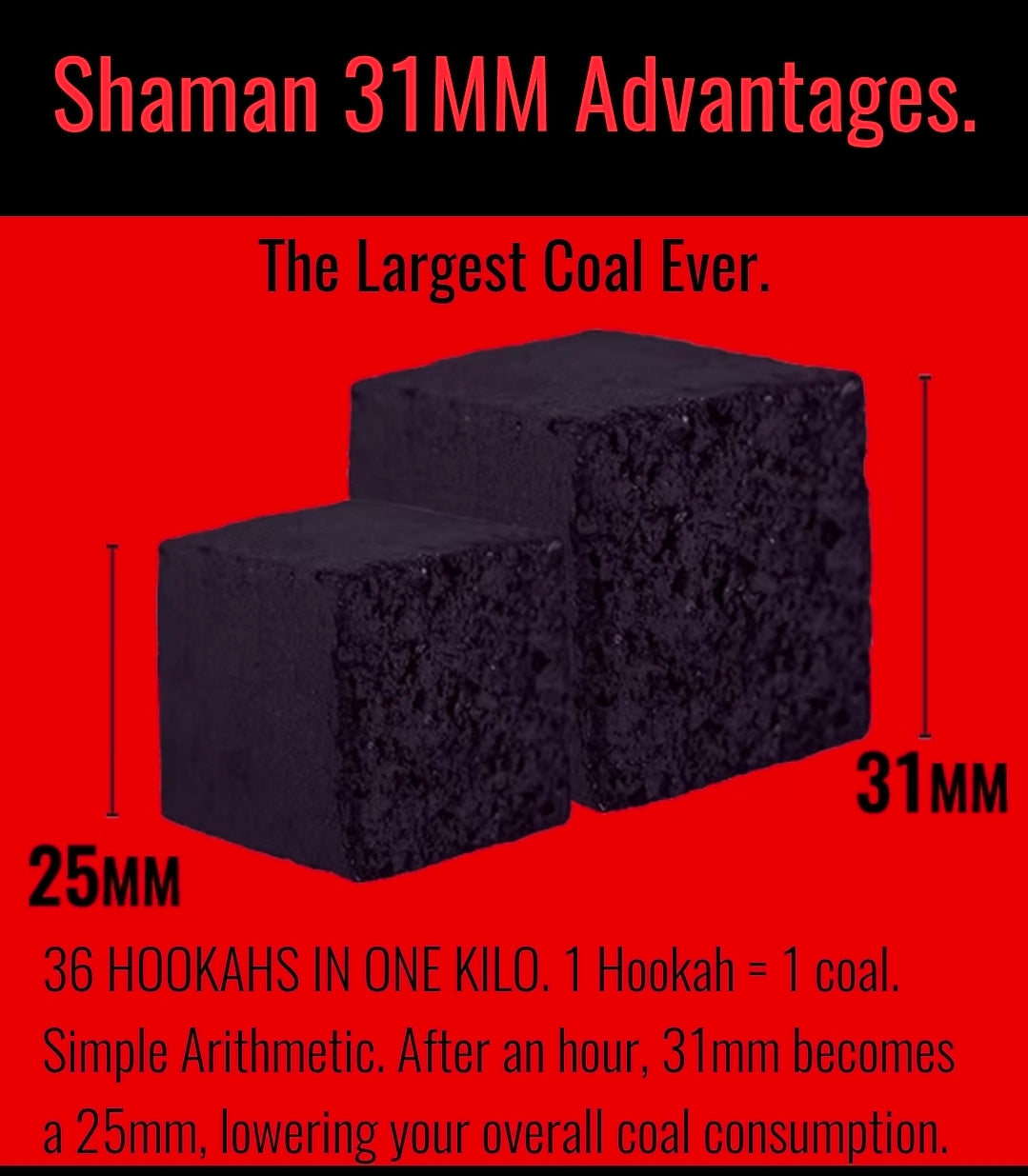 Shaman Premium Coconut Coal