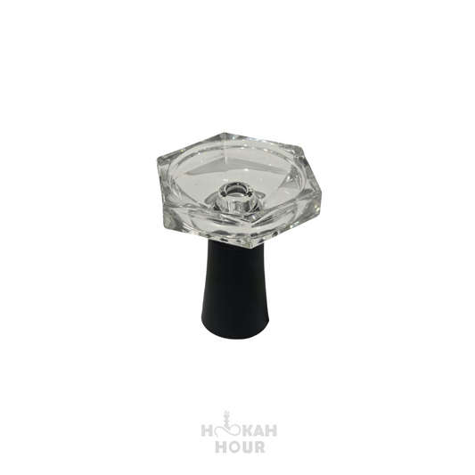 Hexagon glass and silicon head