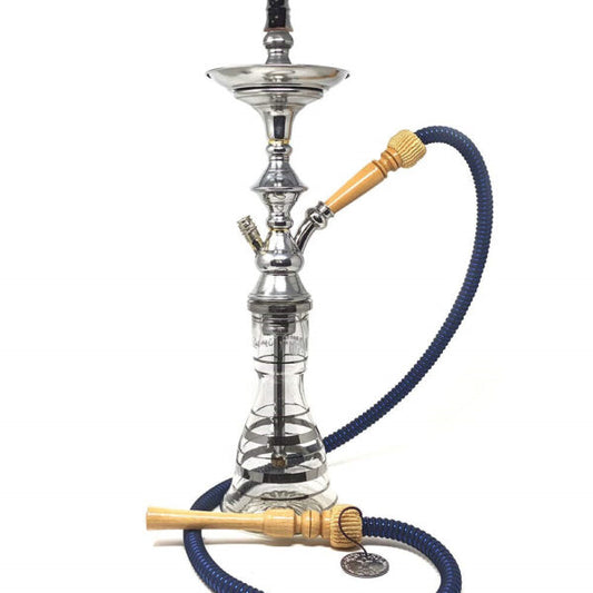 Khalil Mamoon Safari Classic Hookah – Silver