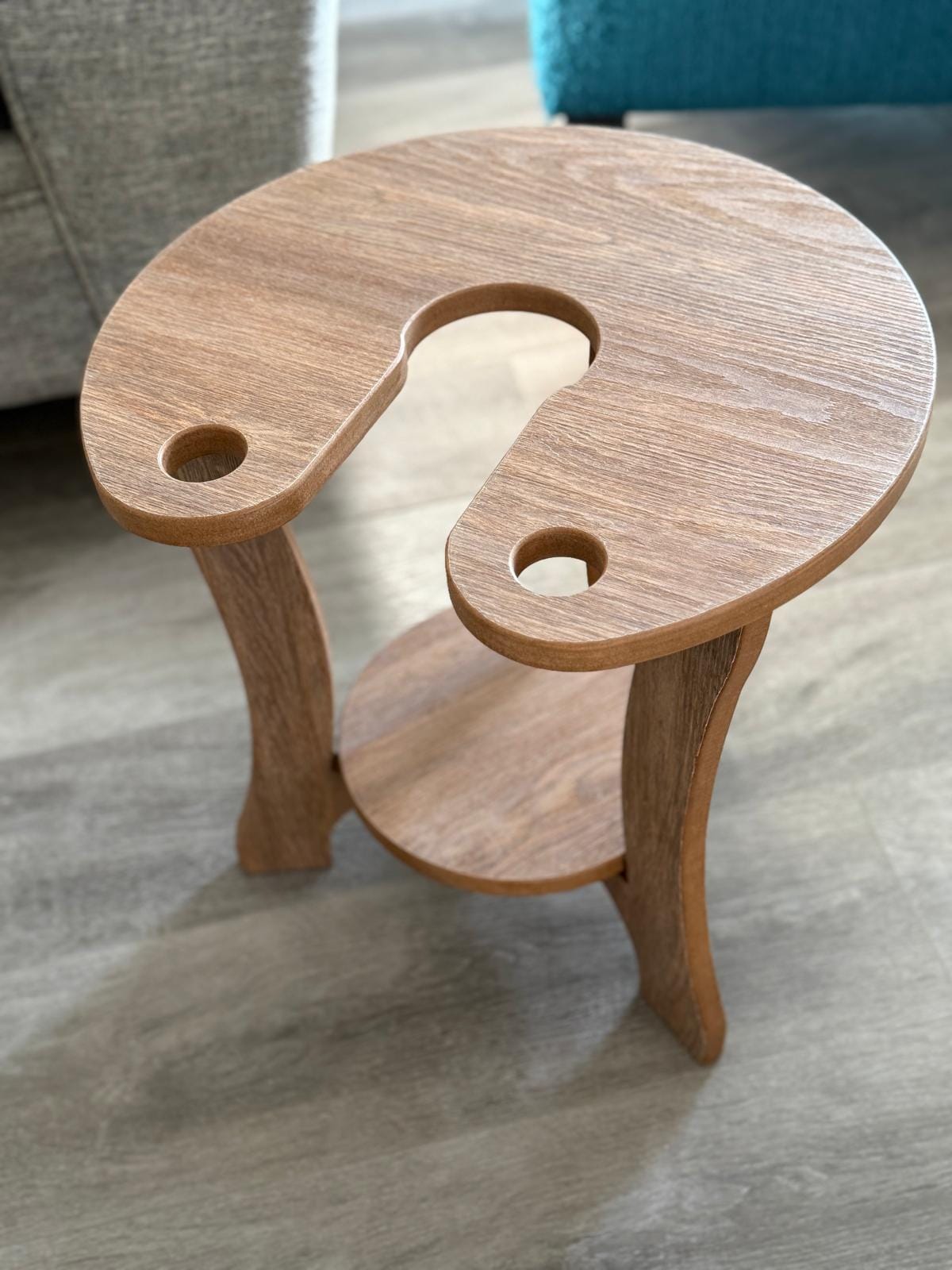 Premium Wooden Hookah Table