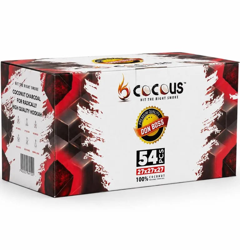 CocoUs Coconut Charcoal - 1KG Hookah Hour